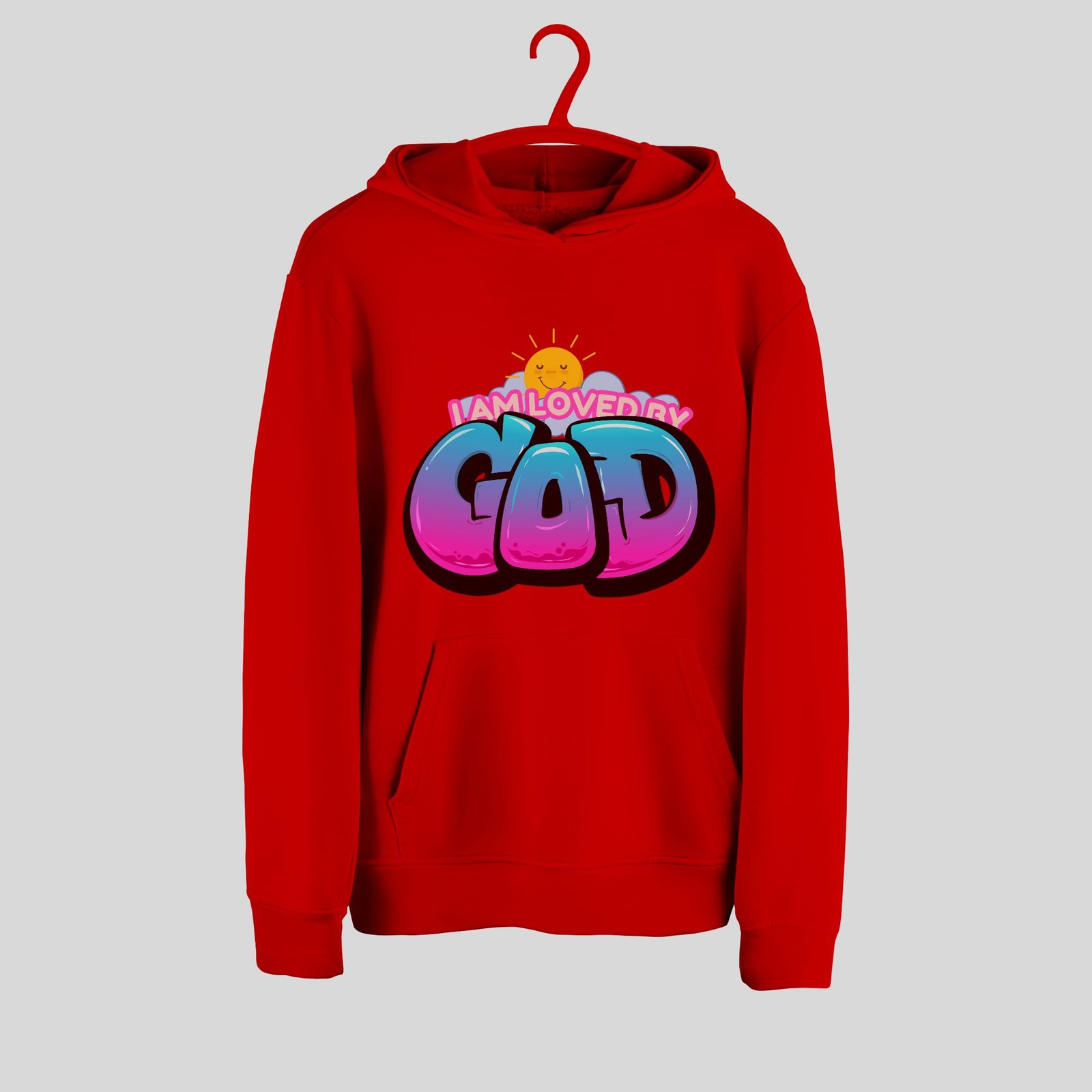 I am Loved By God Hoodie - Image 4