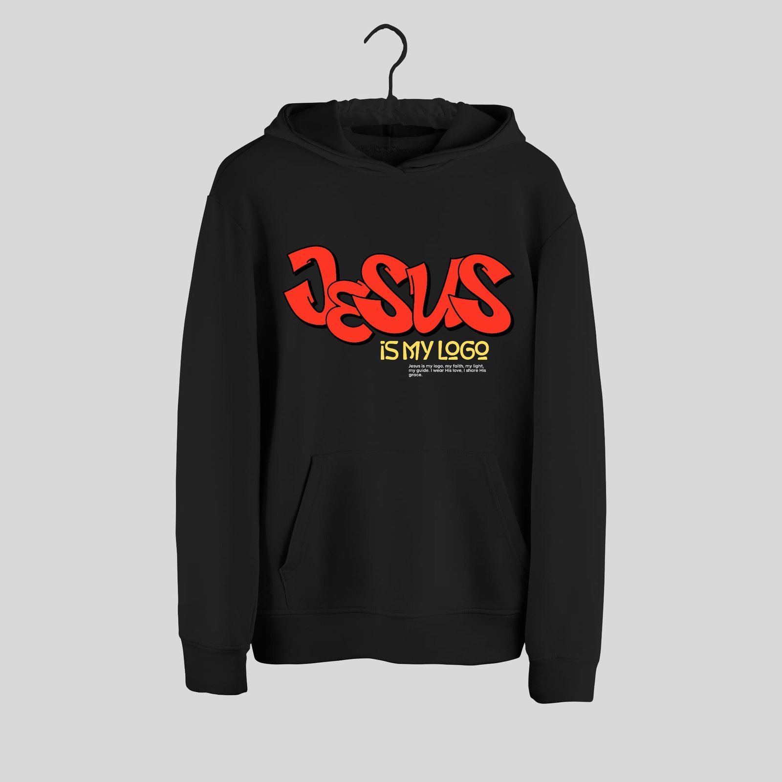 Jesus is My Logo Hoodie - Kids - Image 5