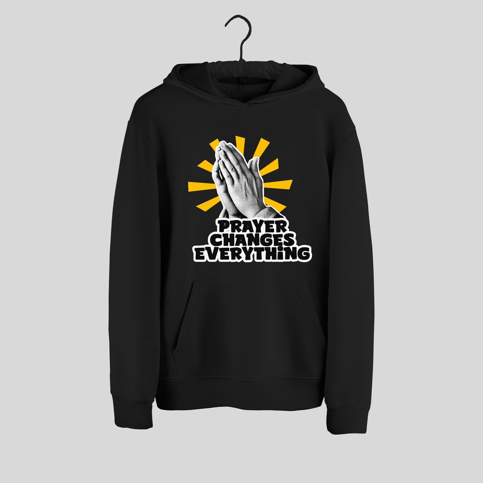 Prayer Changes Everything Hoodie- Kids - Image 5