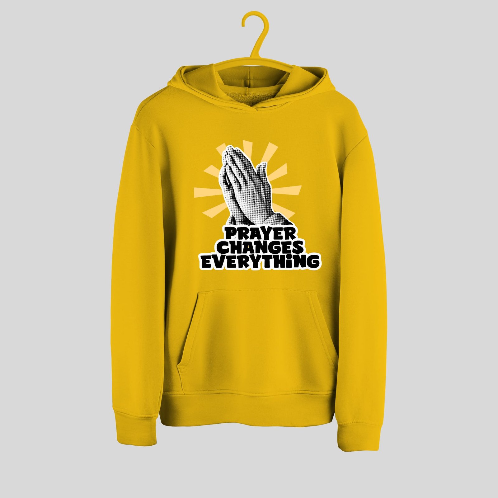 Prayer Changes Everything Hoodie- Kids - Image 4