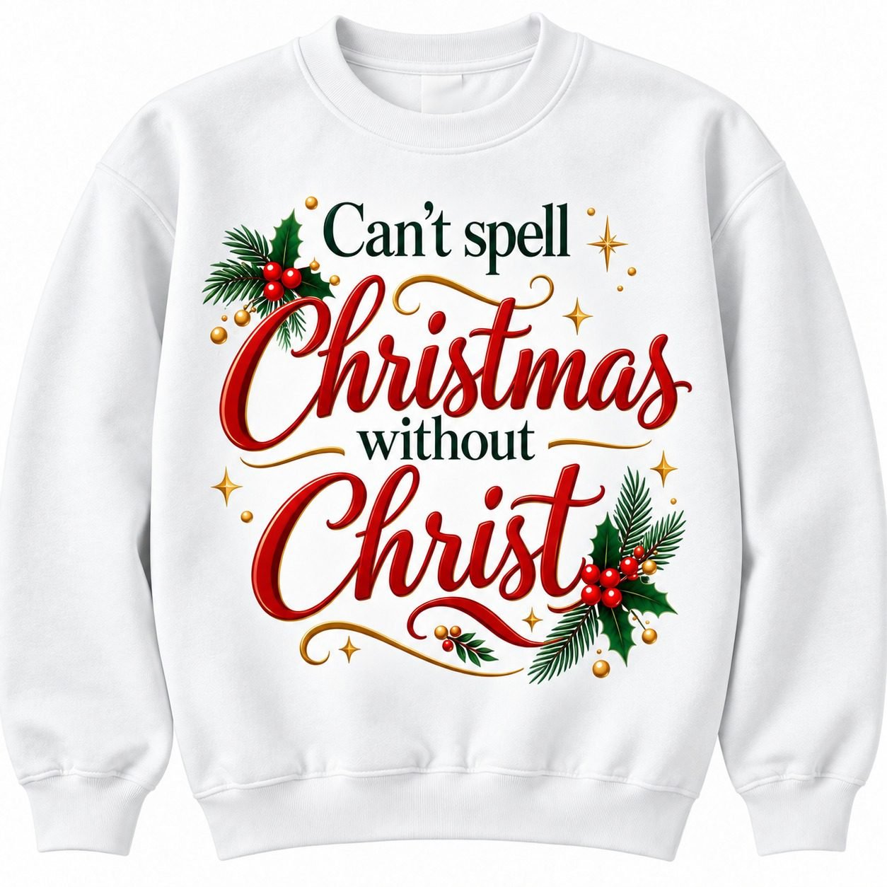 Can’t Spell Christmas Without Christ – Christmas Jumper