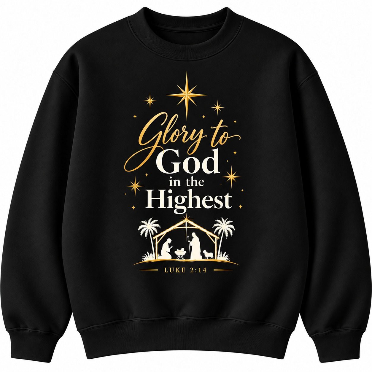 Glory to God in the Highest Christmas Jumper - Image 5