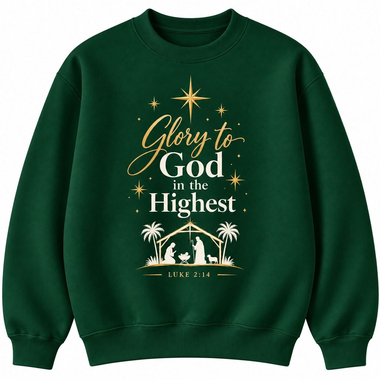 Glory to God in the Highest Christmas Jumper - Image 4