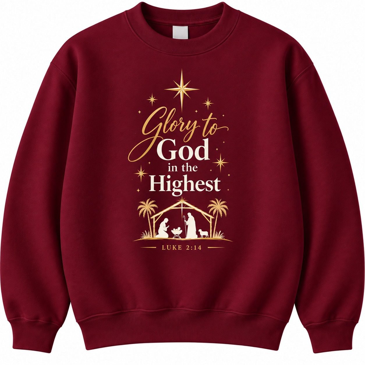 Glory to God in the Highest Christmas Jumper - Image 6
