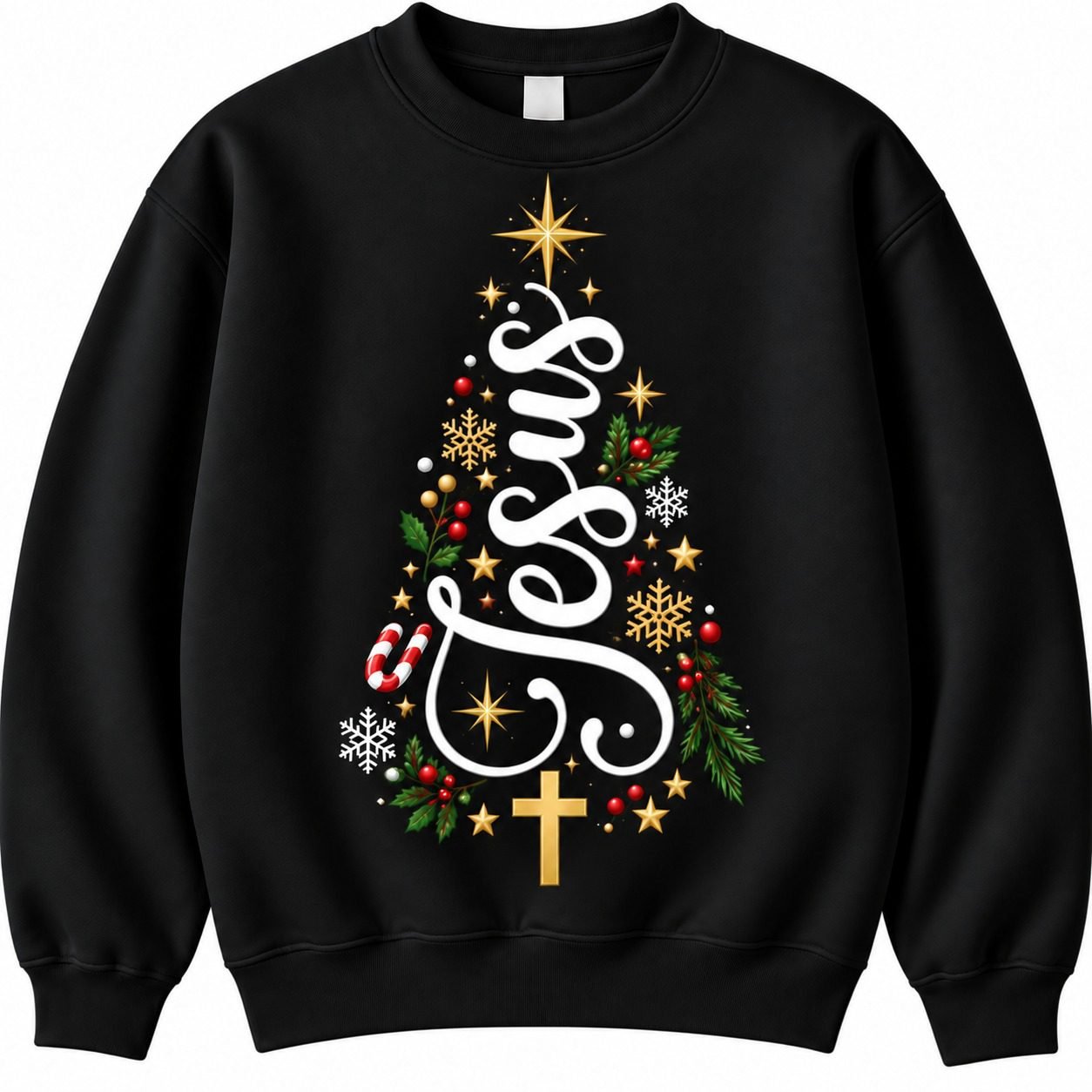 Jesus Christmas Tree Jumper